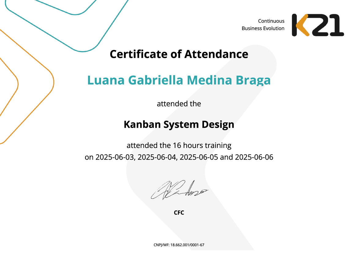 Certificado K21